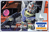 ガンダム　VISA カード